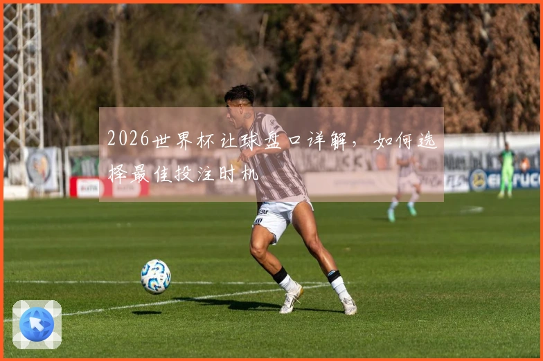 2026世界杯让球盘口详解，如何选择最佳投注时机
